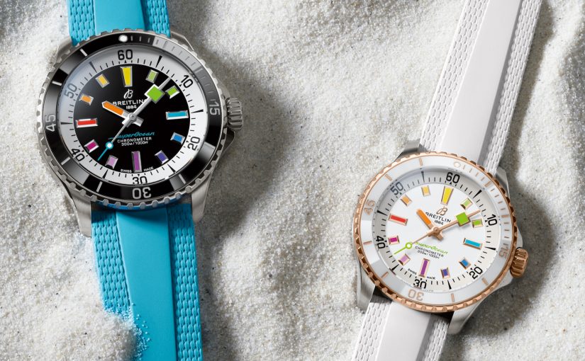 Perfect Replica Breitling Unveils Eye-Catching New Additions To Superocean Collection – Rainbow And Turquoise Dials UK